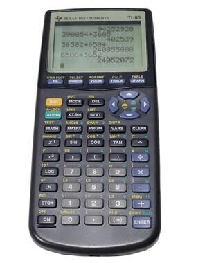 Texas Instruments TI-83 Handheld Graphing Calculator